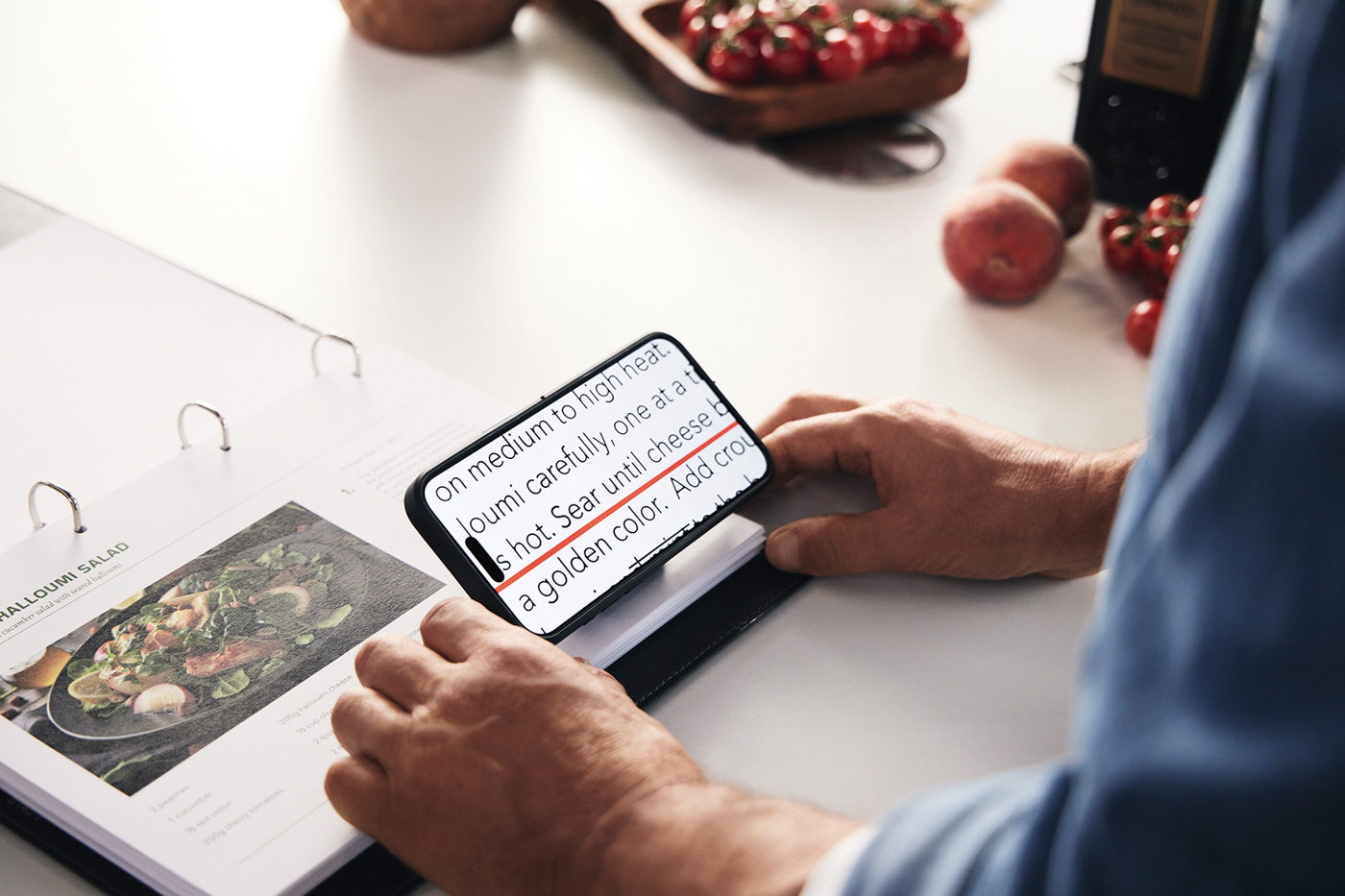 Eschenbach Optik presenta la innovación mundial optaro®, la primera ayuda de lectura compatible con el iPhone